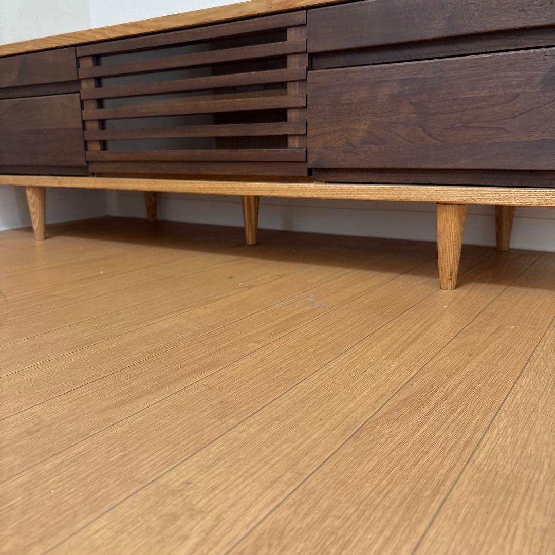 久和屋 Suite TVボード Hi 幅125 ウォールナット　タモ