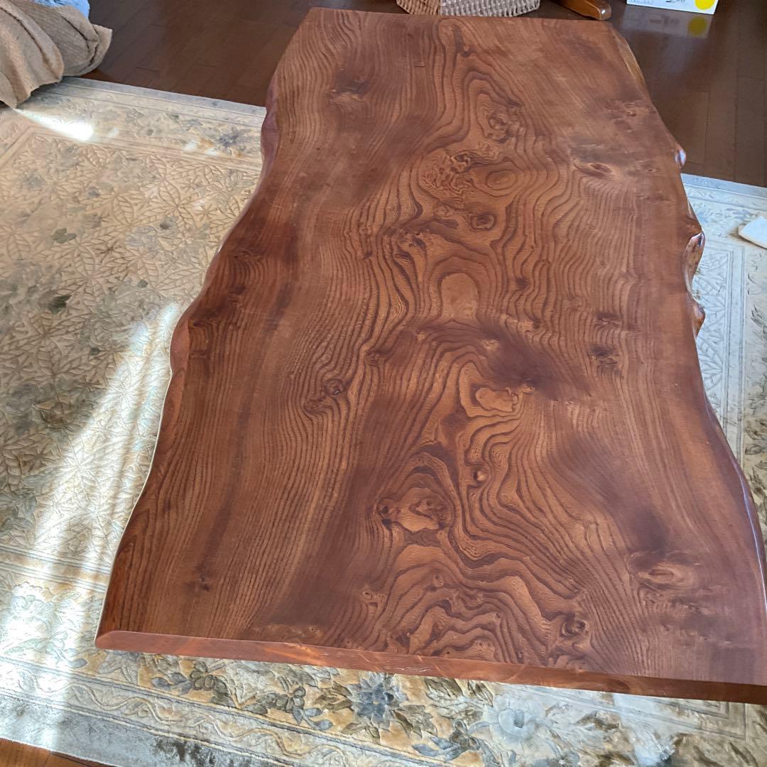 希少な屋久杉一枚板、ローテーブル、座卓