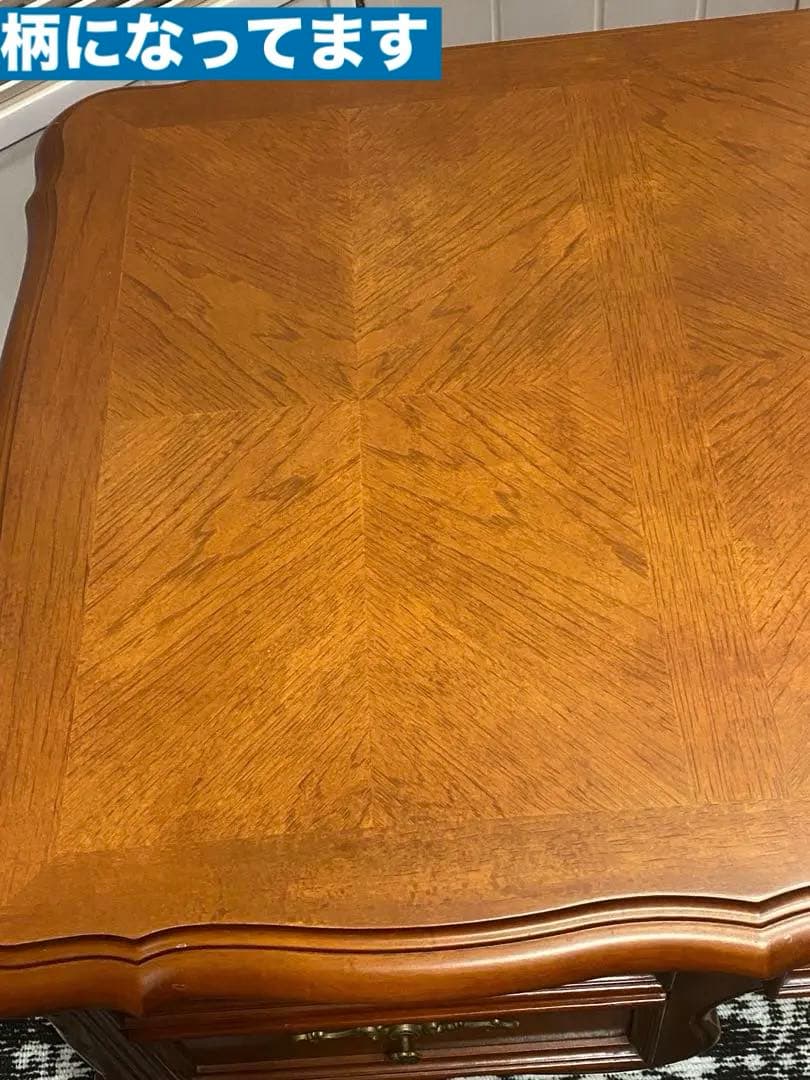 最高級♦️猫脚 彫刻 象嵌♦️希少 アンティーク プレジデント 両袖 デスク♦️重厚