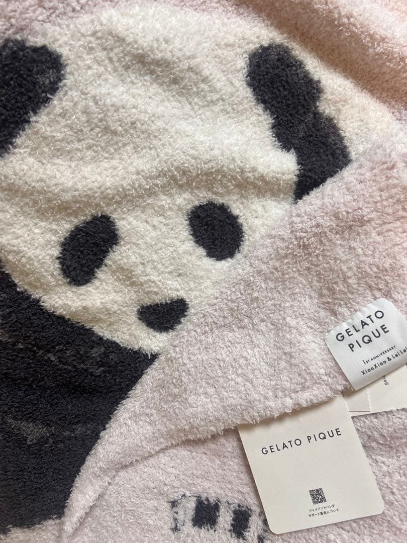 ★新品タグ付★GELATO PIQUE パンダ柄 ブランケット 店 完売品 レア