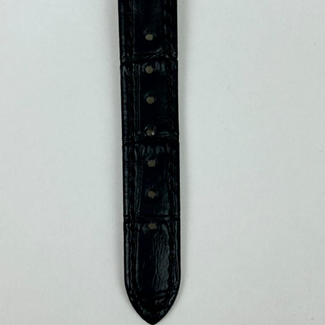 【良品・稼働品】クレドール 14金 ベゼル K14 金色文字盤　新品革ベルト