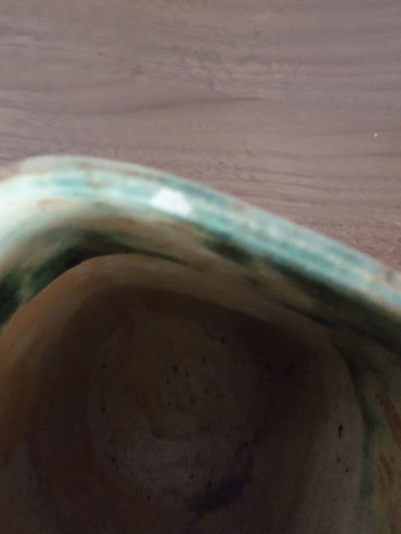 織部焼き灰器2個