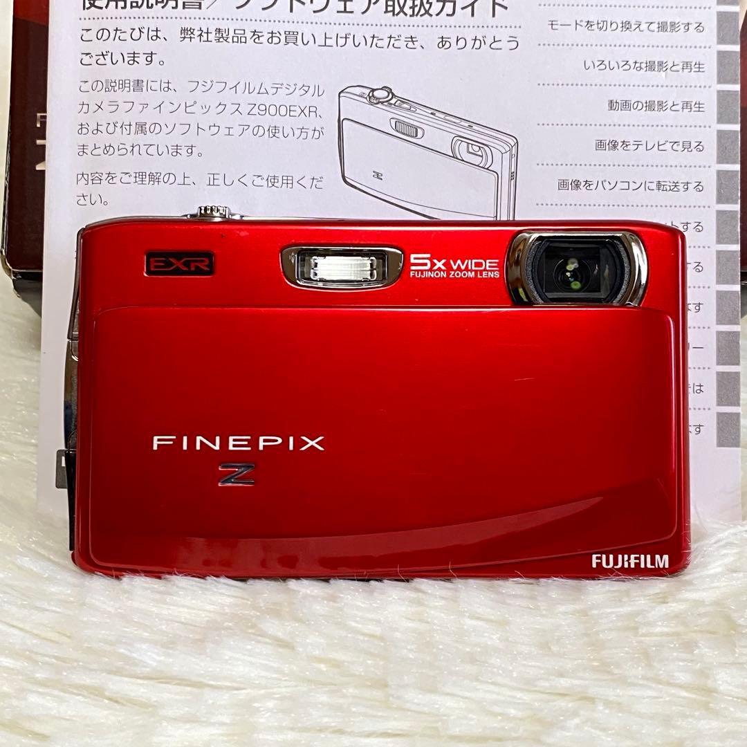 ✨訳あり/美品✨富士フイルム FINEPIX Z900EXR デジカメ 赤