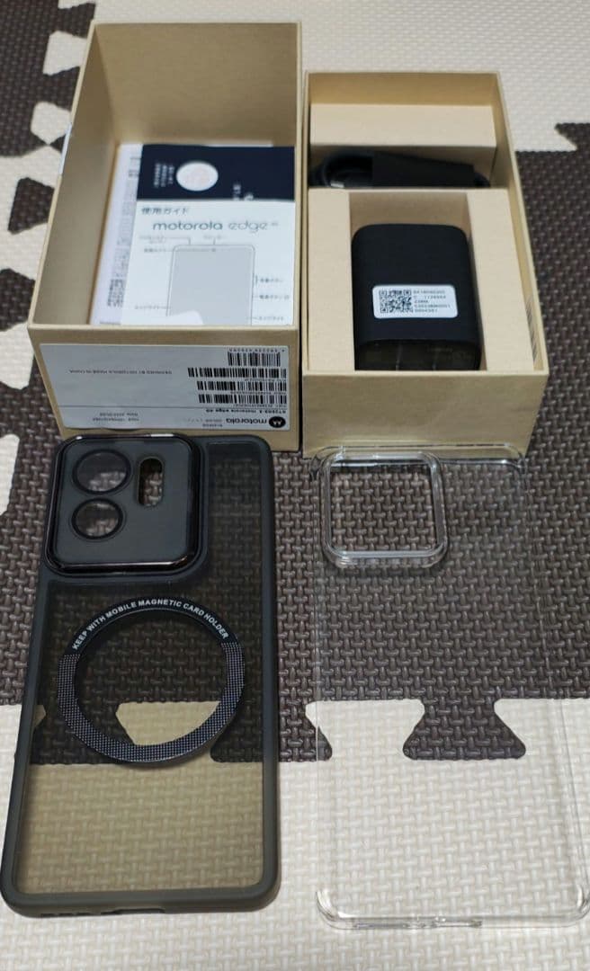 美品 motorola edge40 ルナブルー 256gb 付属品完備