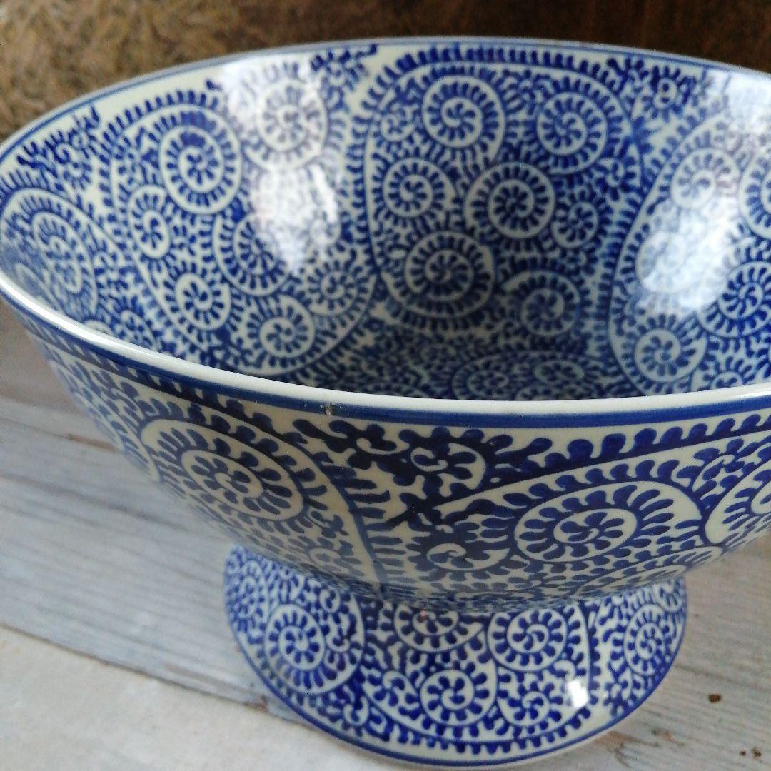 伊万里　蛸唐草睡蓮鉢　31cm　大正〜昭和中期