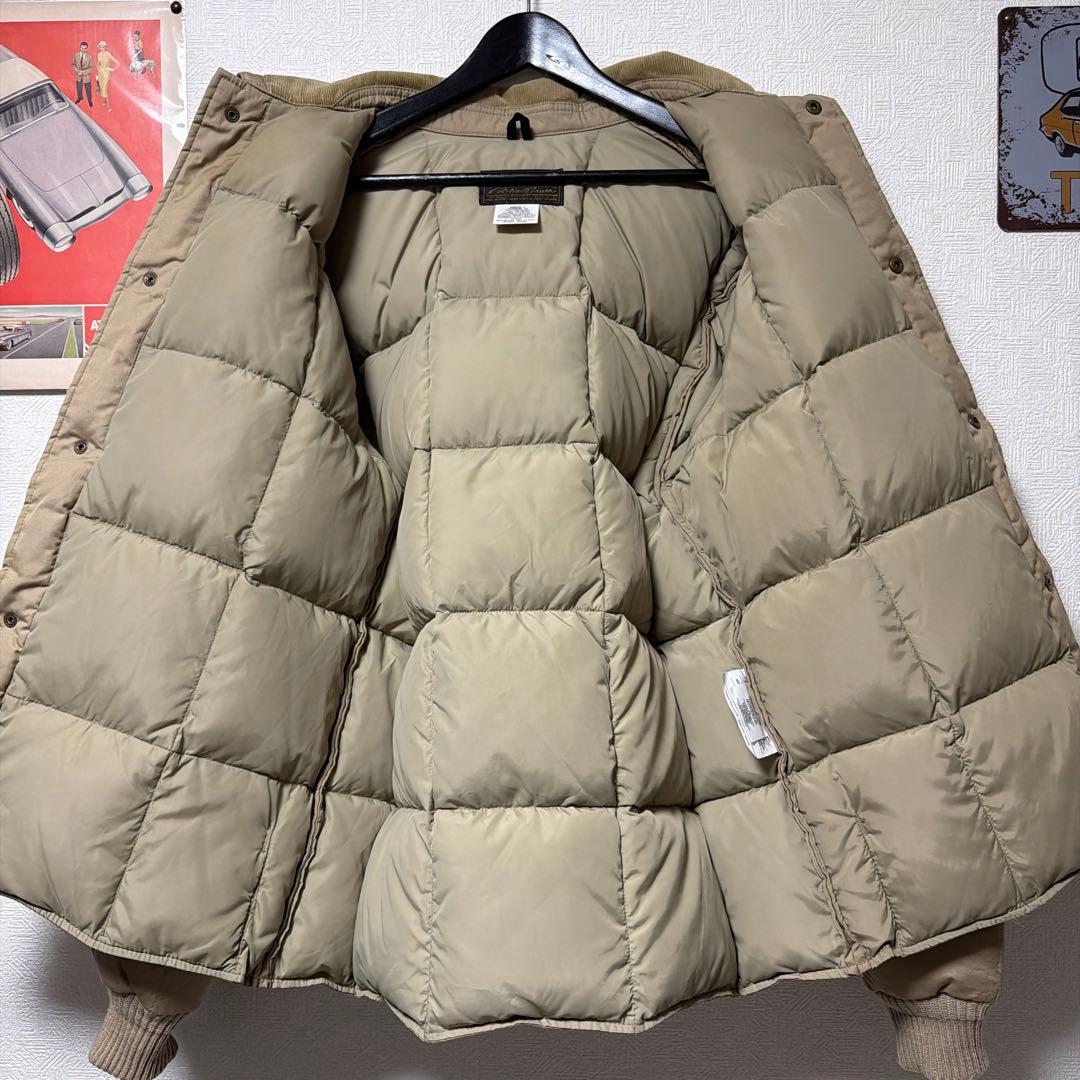 A*。様 極上　70s スナップジャック　エディーバウアー　ダウンジャケット　黒