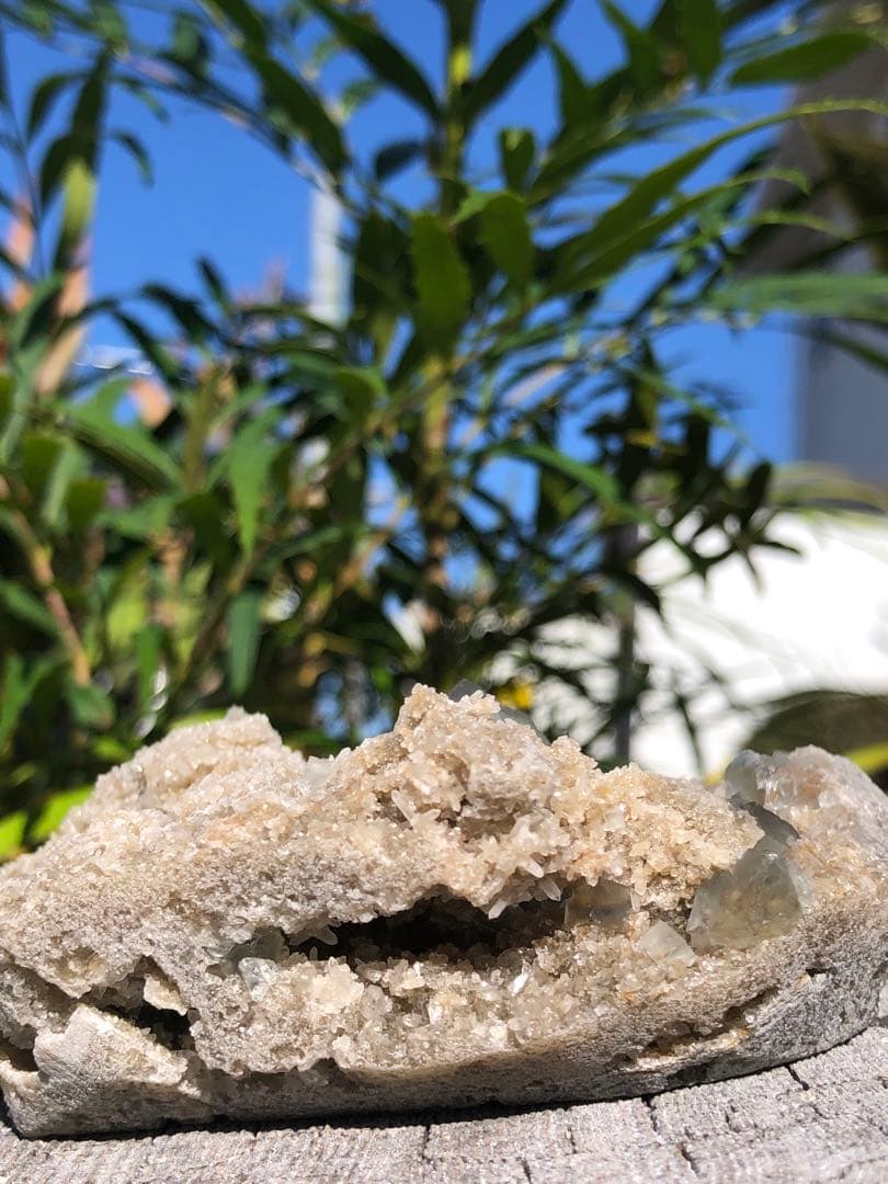 レア　単晶体　水晶共生　綺麗グリーン　　シャンファーリン フローライト