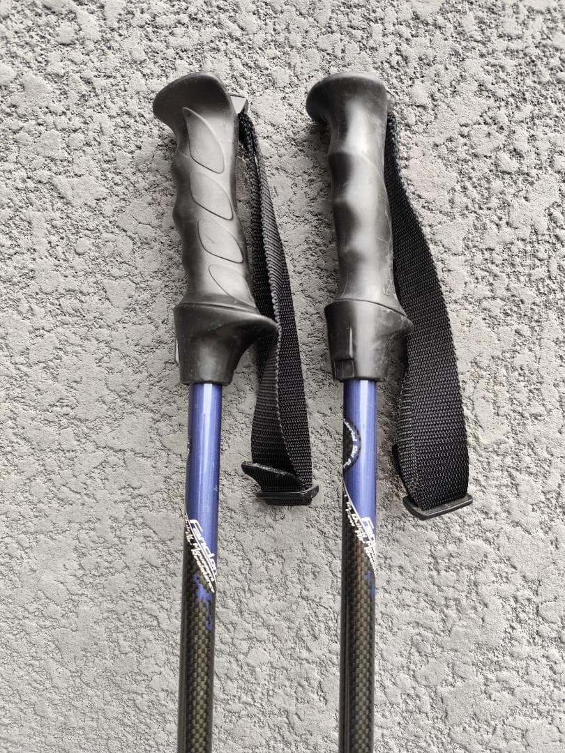 KIZAKI（キザキ）　カーボンスキー ストック 105-125cm