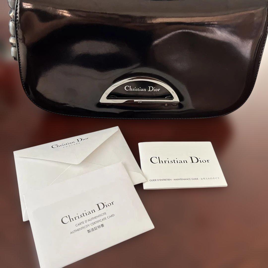 Christian Dior マリスパール ブラックエナメル⭐︎ヴィンテージ⭐︎