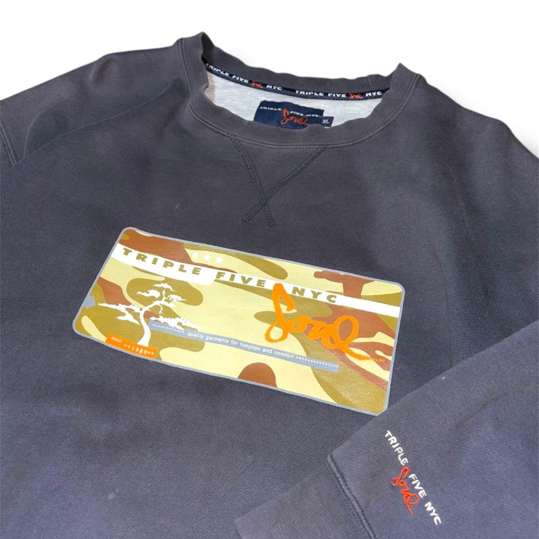 TrippleFiveSoul トリプルファイブソウル プリントスウェット
