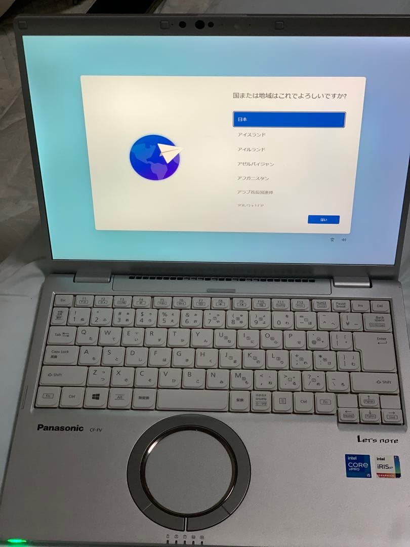 Windowsノート本体 Panasonic CF-FV1 16GB256GB Corei5-1145G7