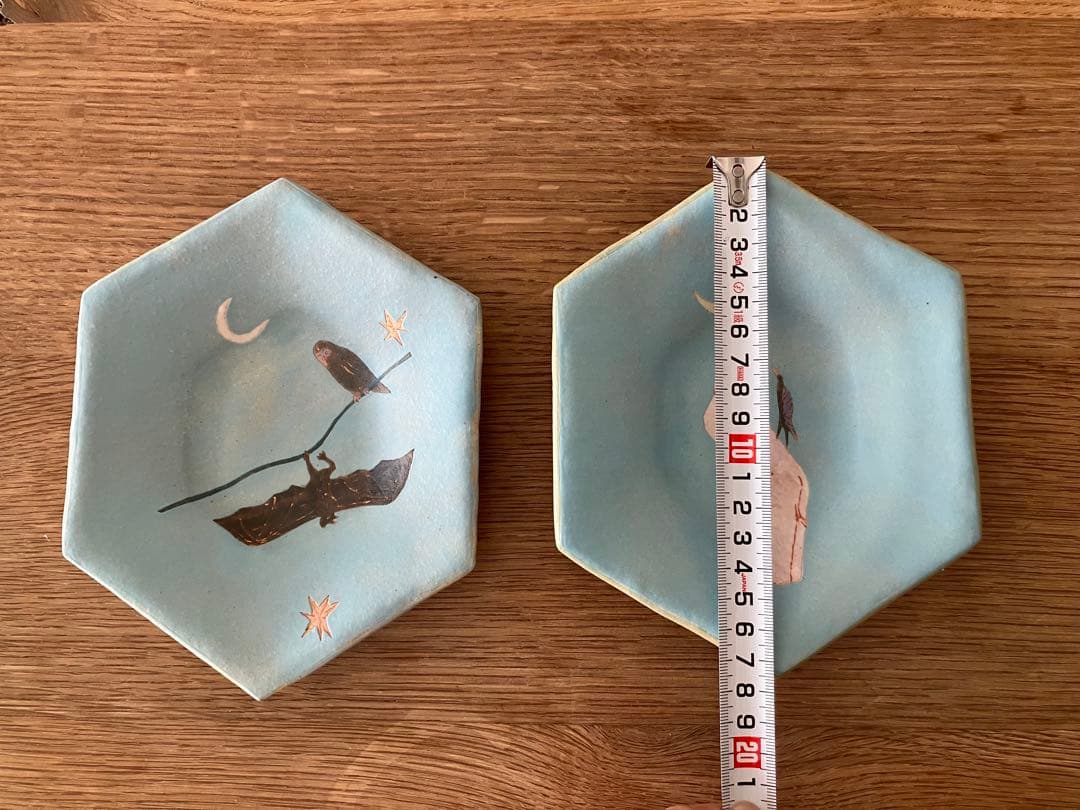 増田良平さんの六角鉢 2枚セット