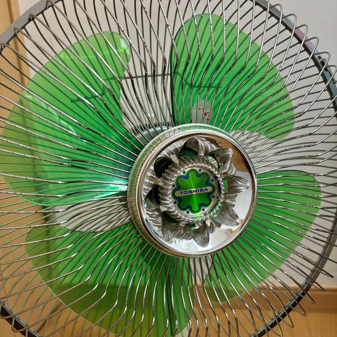 スペースエイジ 東芝 扇風機 レトロ ネオクラシック