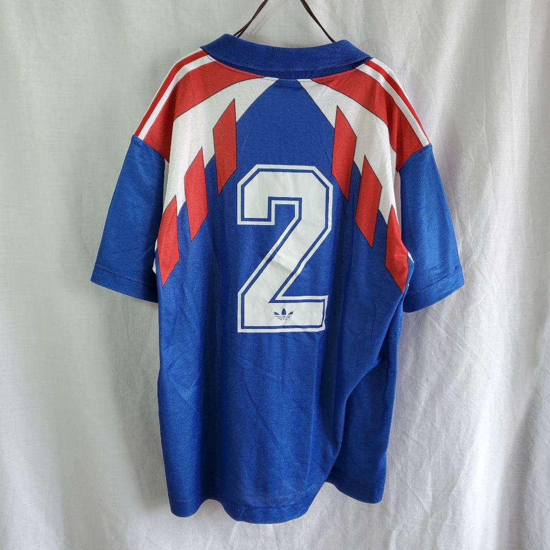90s アディダス　adidas フランス代表 ウェア青 サッカー ユニフォーム