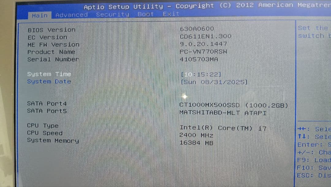 NEC バリュースター　VN770/R