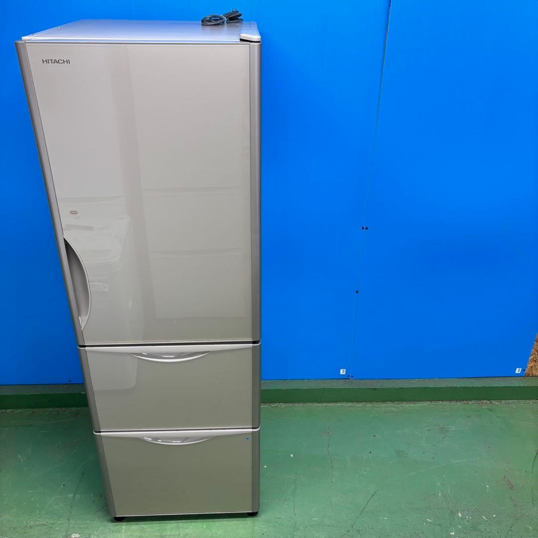 509 日立 大型冷蔵庫 300L強 自動製氷 小型 家庭用 右開き 人気モデル