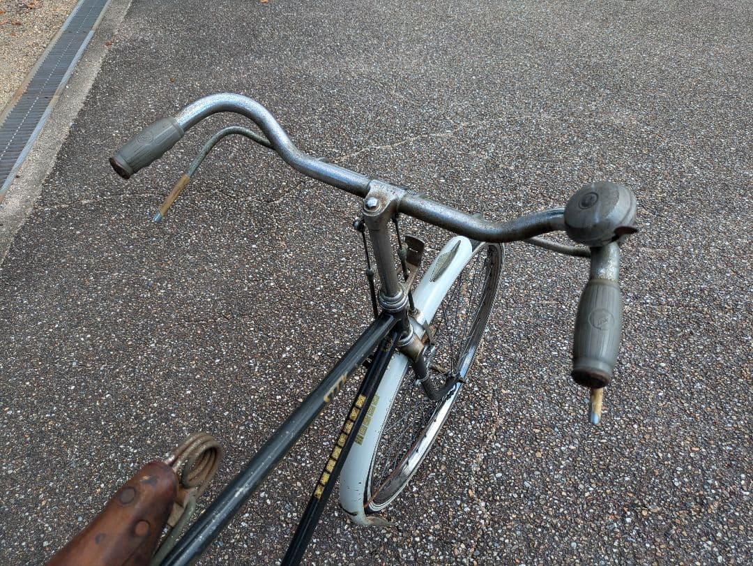 片倉シルク 実用車 レトロ 自転車 ロッドブレーキ　運搬車　ビンテージ