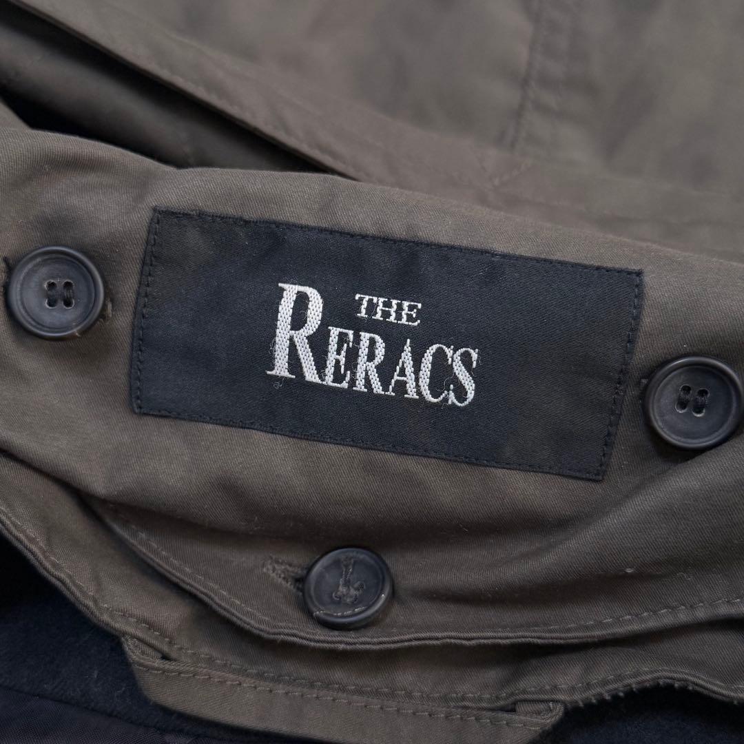 【ザ・リラクス】ショートモッズコート　ボアライナー付き　カーキ　Sサイズ