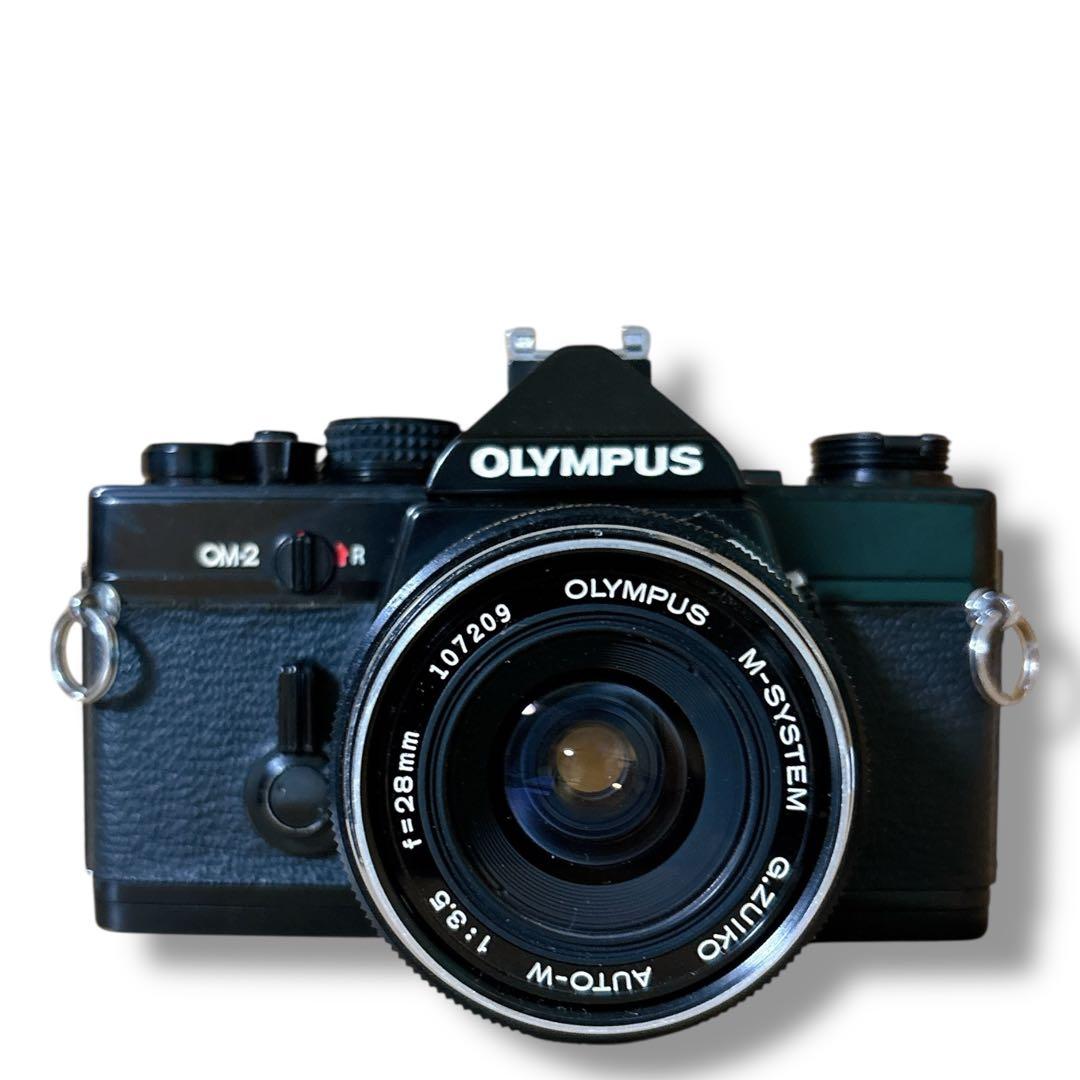 【動作確認済み】　OLYMPUS OM-2 28mm F3.5 フィルムカメラ