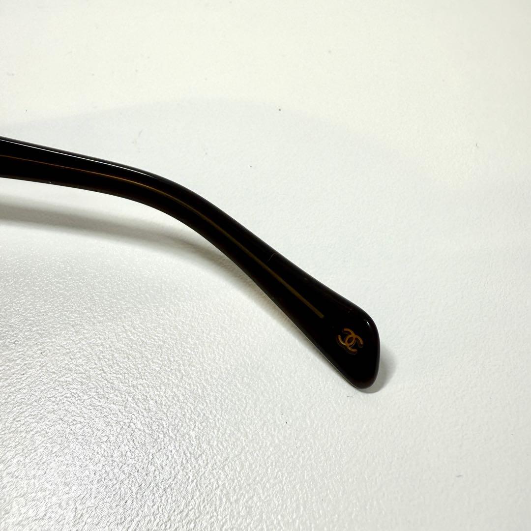 美品 CHANEL サングラス 5143-A ブラック ココマーク シャネル 黒