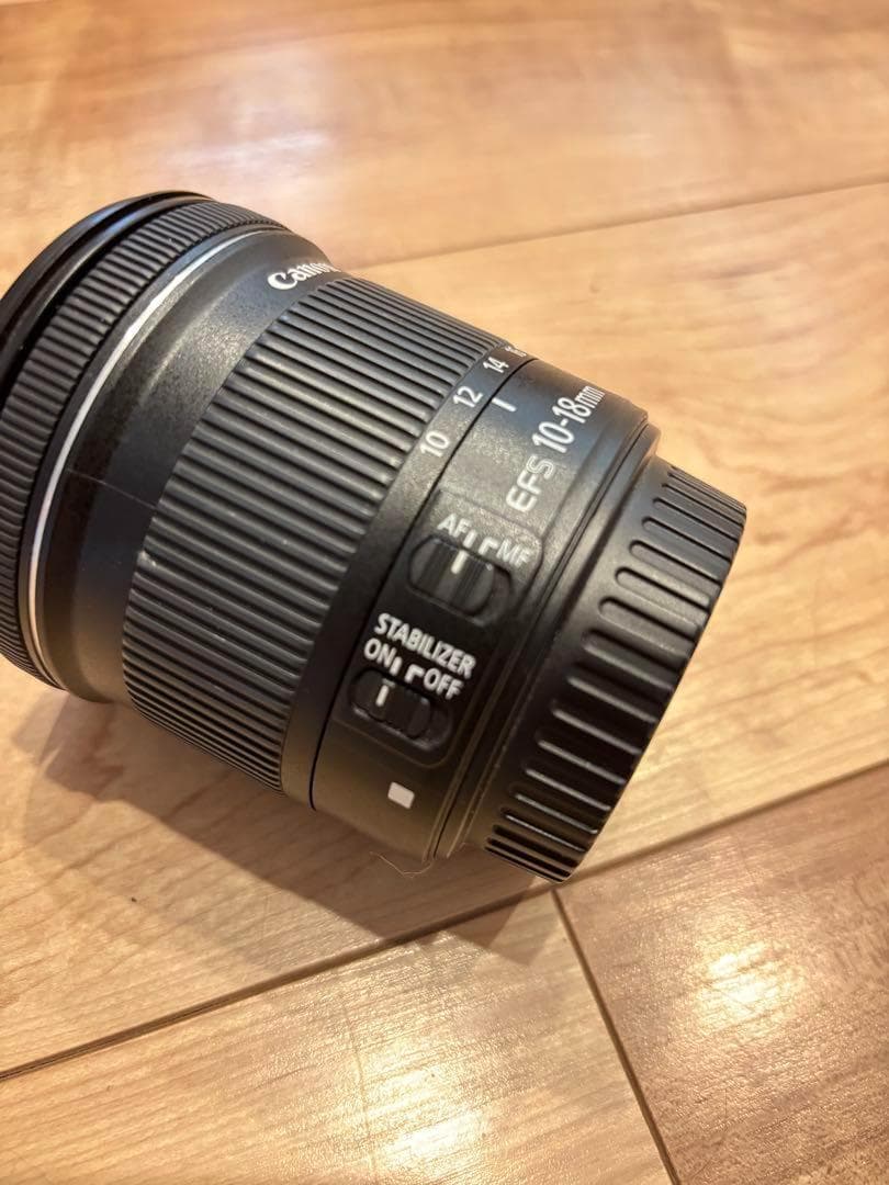キャノン　レンズ！超広角ズームレンズ EF-S 10-18mm IS STM美品