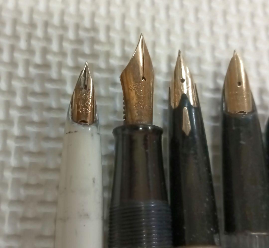 万年筆　ジャンク　ペン先14K 18K 5本セット