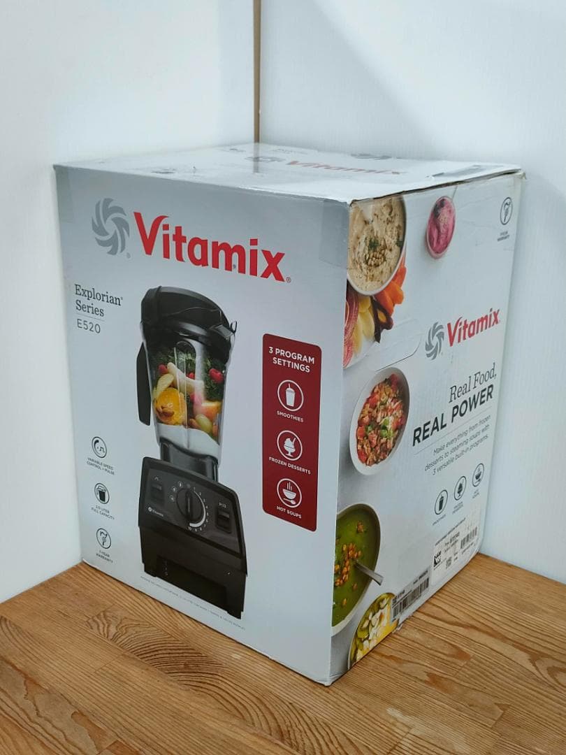 【新品・未使用】バイタミックス E520　ホワイト　保証書あり　1581
