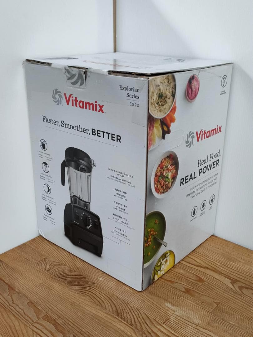 【新品・未使用】バイタミックス E520　ホワイト　保証書あり　1581