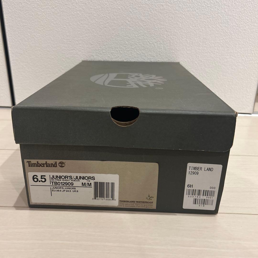Thimberland 12909 イエローブーツ　6インチ　24.5センチ