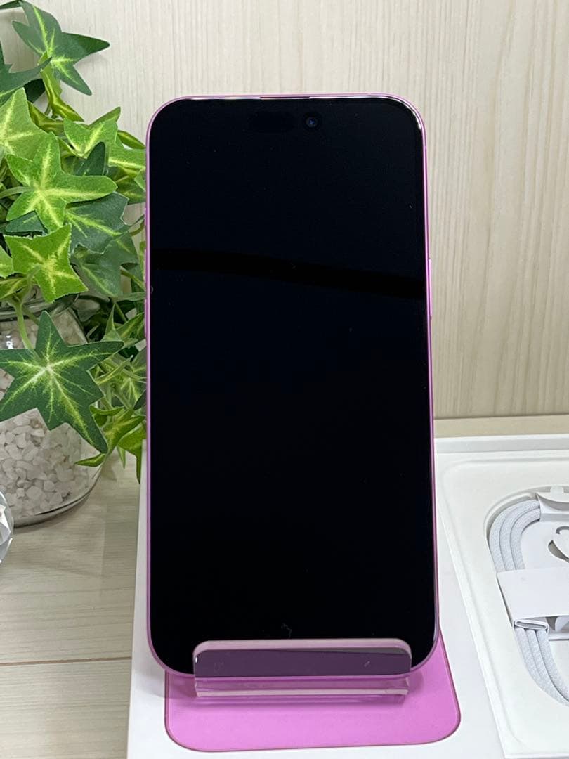 ✅【未使用近い】iPhone 16 Plus ピンク⭐️100％「11回」❣️