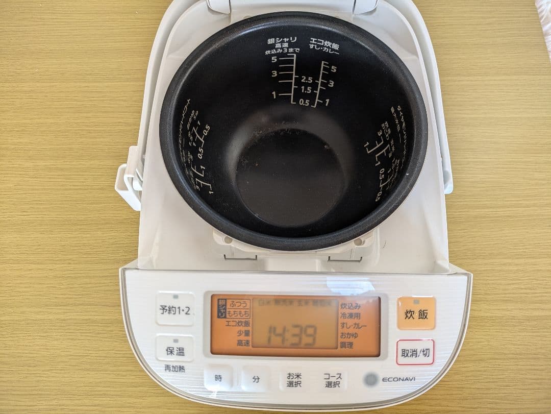 ​【動作確認済】パナソニック 可変圧力IH炊飯器 SR-PB104（5.5合）