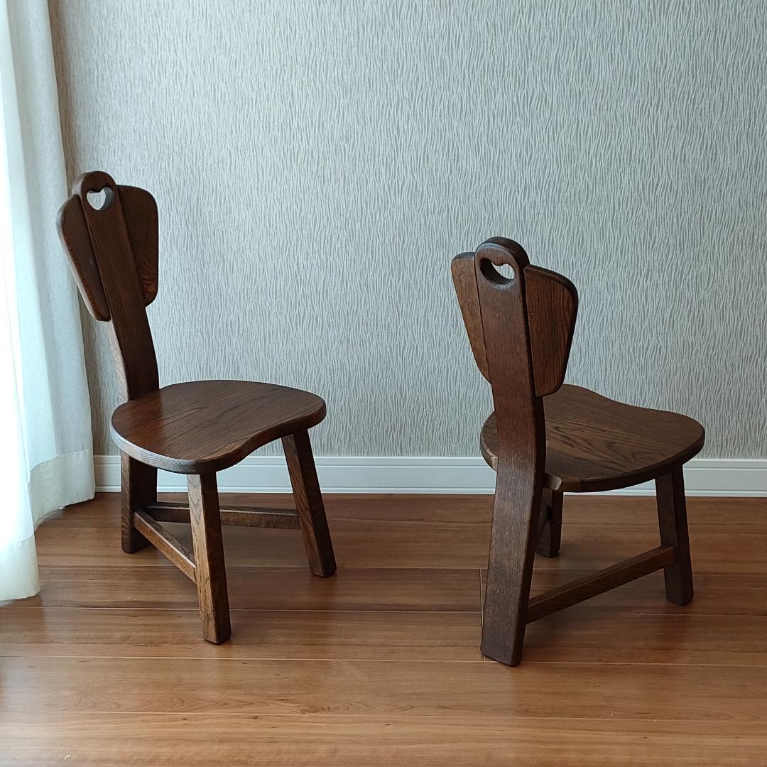 美品　オランダ製　ダッチカントリーチェア　2脚セット
