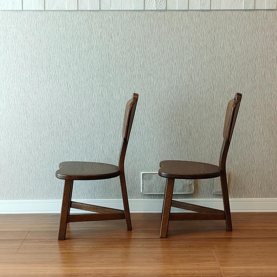 美品　オランダ製　ダッチカントリーチェア　2脚セット