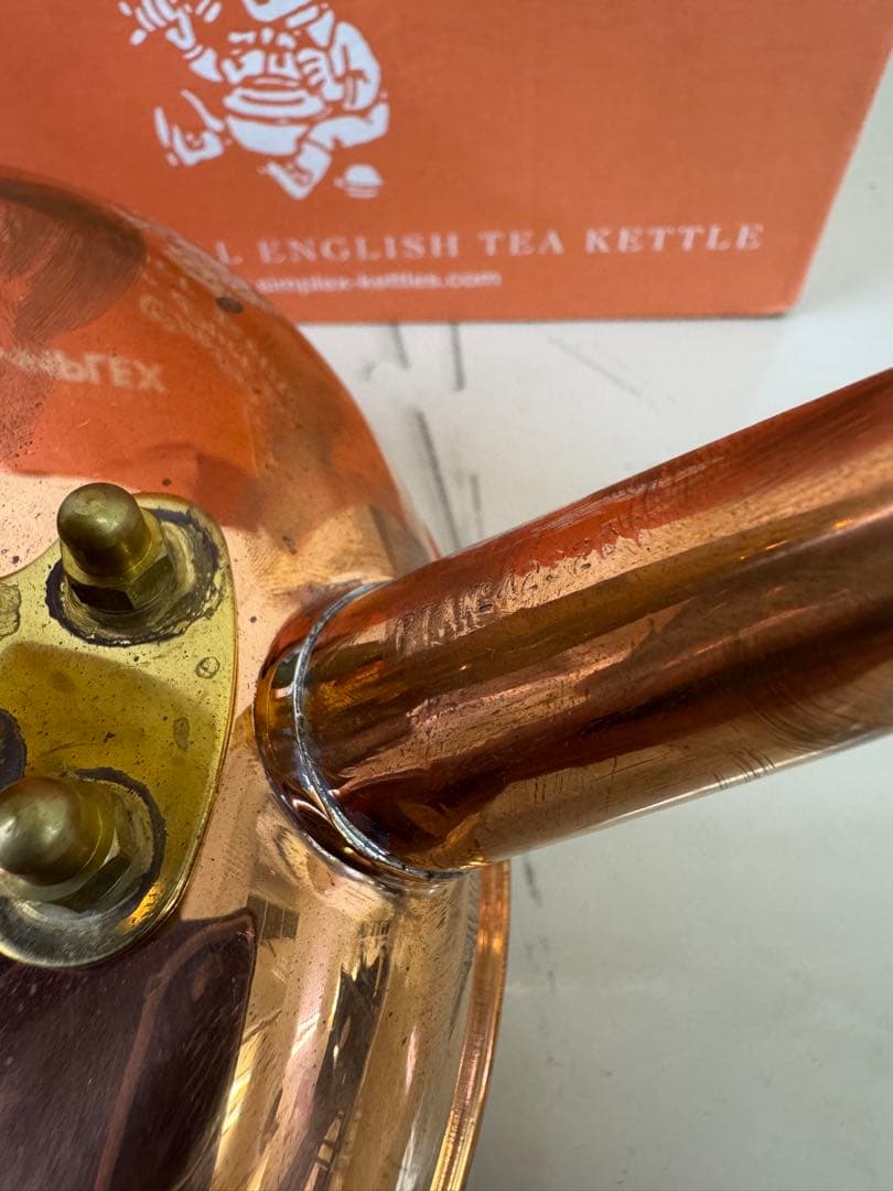 銅製ケトル　シンプレックス No.1 ハンドメイド イギリス製