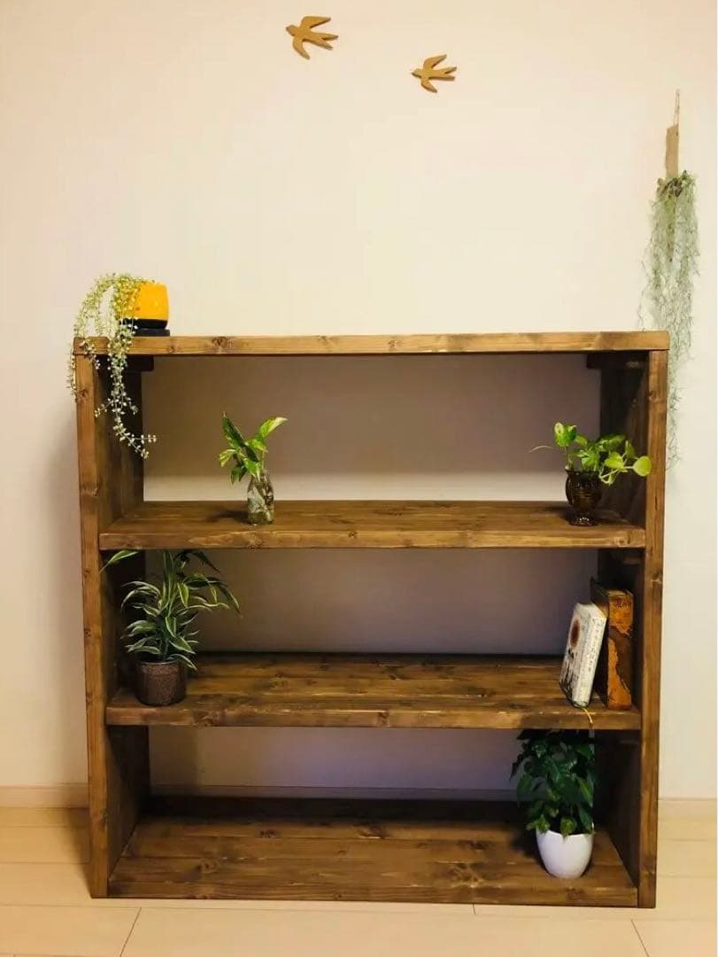 大きな本棚　食器棚　ブックシェルフ　キッチンラック　オープンラック　雑貨棚