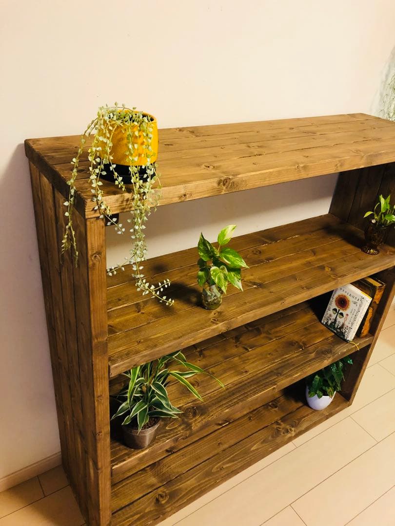 大きな本棚　食器棚　ブックシェルフ　キッチンラック　オープンラック　雑貨棚