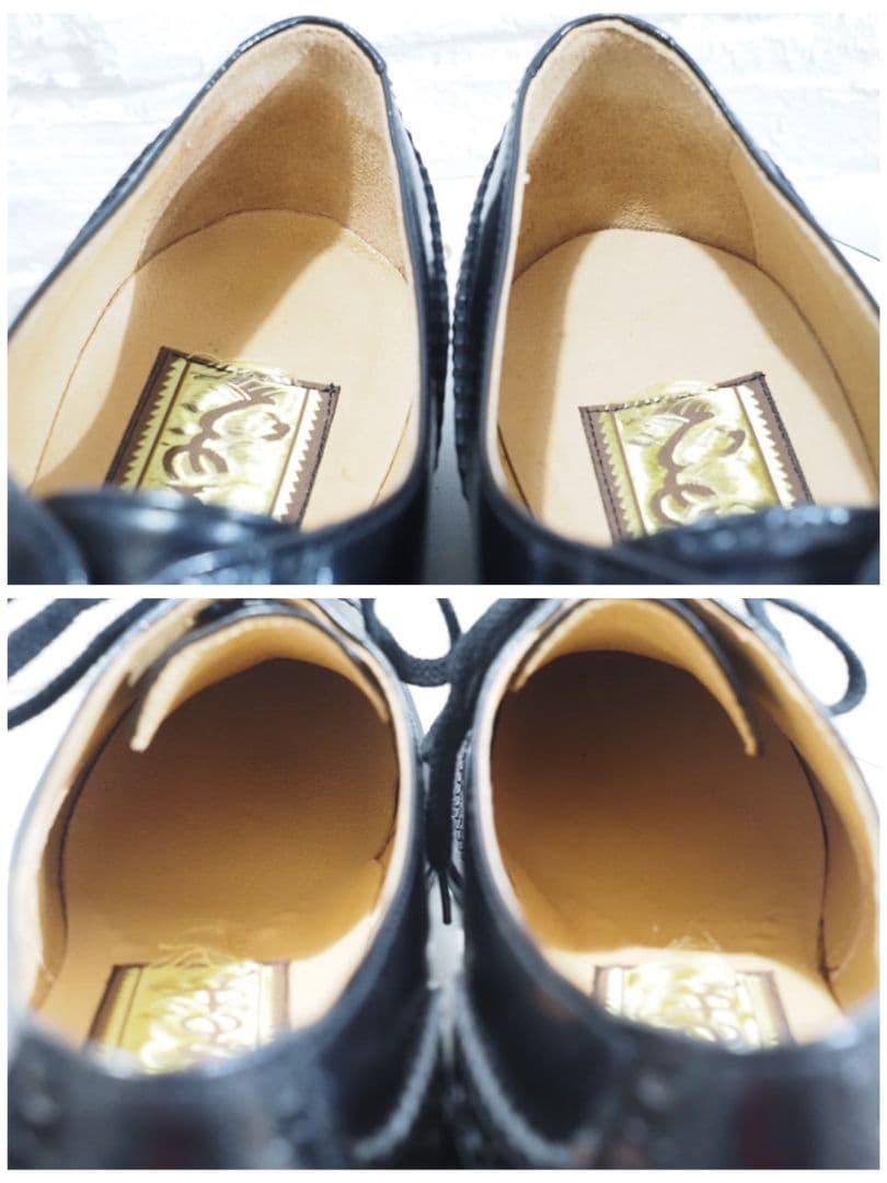 Nemeth ネメス カモノハシ レザーシューズ 26 ブラック