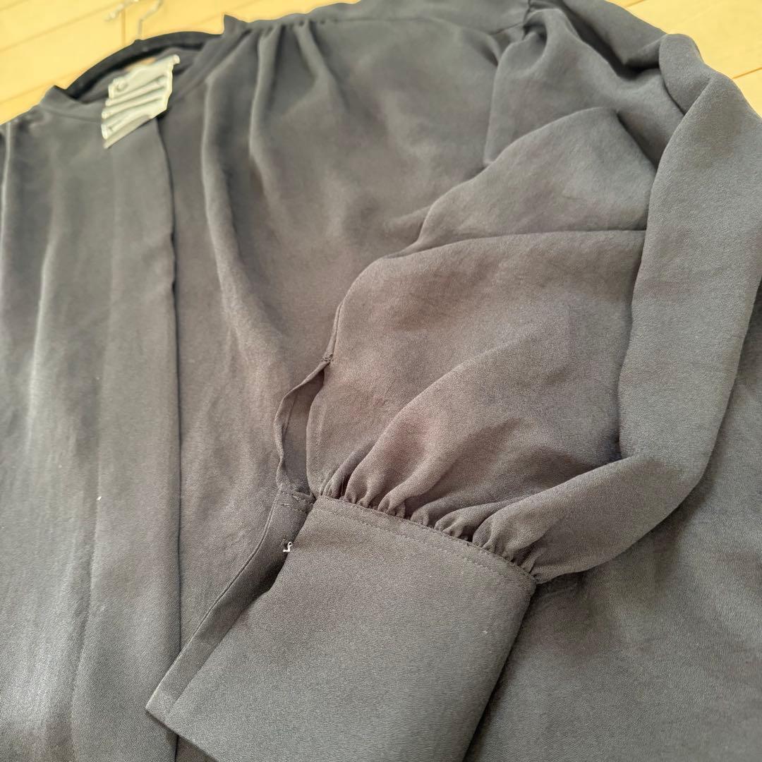 【新品未着用】Chaos リマノスギャザーブラウス ブラック