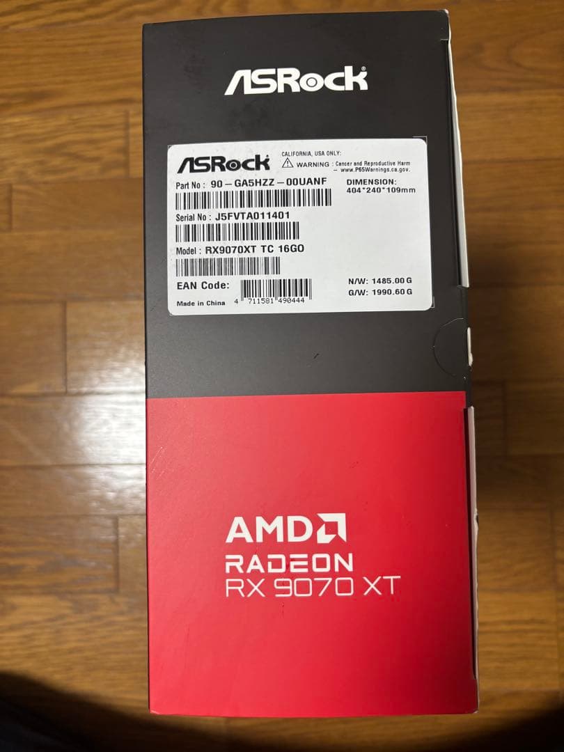 グラフィックボード・グラボ・ビデオカード ASRock Radeon RX 9070 XT 16GB OC TAICHI