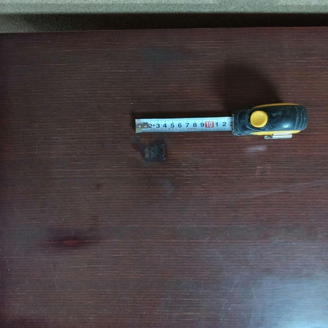 高級木材「紫檀」 引き戸 シューズボックス 靴箱 移動棚4枚 昭和レトロ