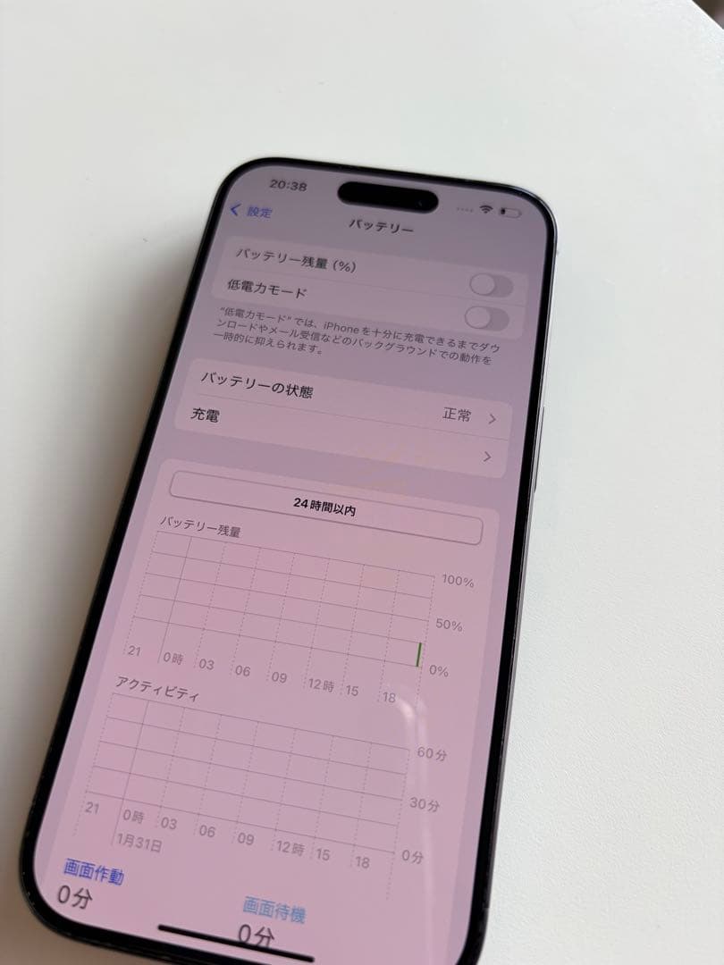 iPhone 15 Pro 128GB ブラックチタニウム SIMフリー