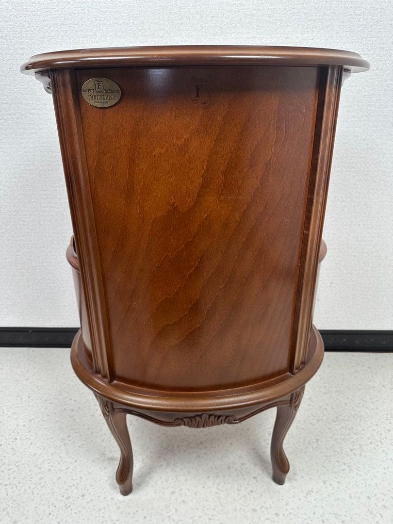 イタリア製 アルティジャーナ 猫脚 キャビネット 電話台 ※i4※