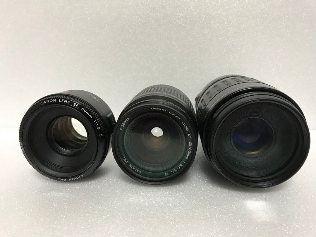 Canon EOS 7D MarkⅡ 標準&望遠&単焦点トリプルレンズセット