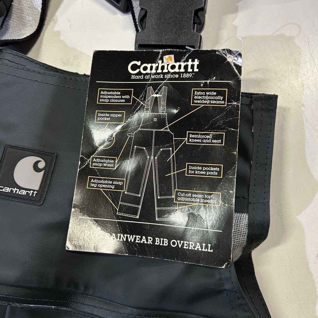 アキ　オーバーオール　ダブルニー　レインウェア　carhartt PVC