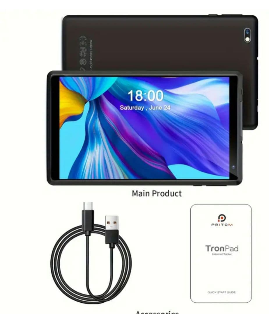 PRITOM 8インチ Android 13 タブレット 本体