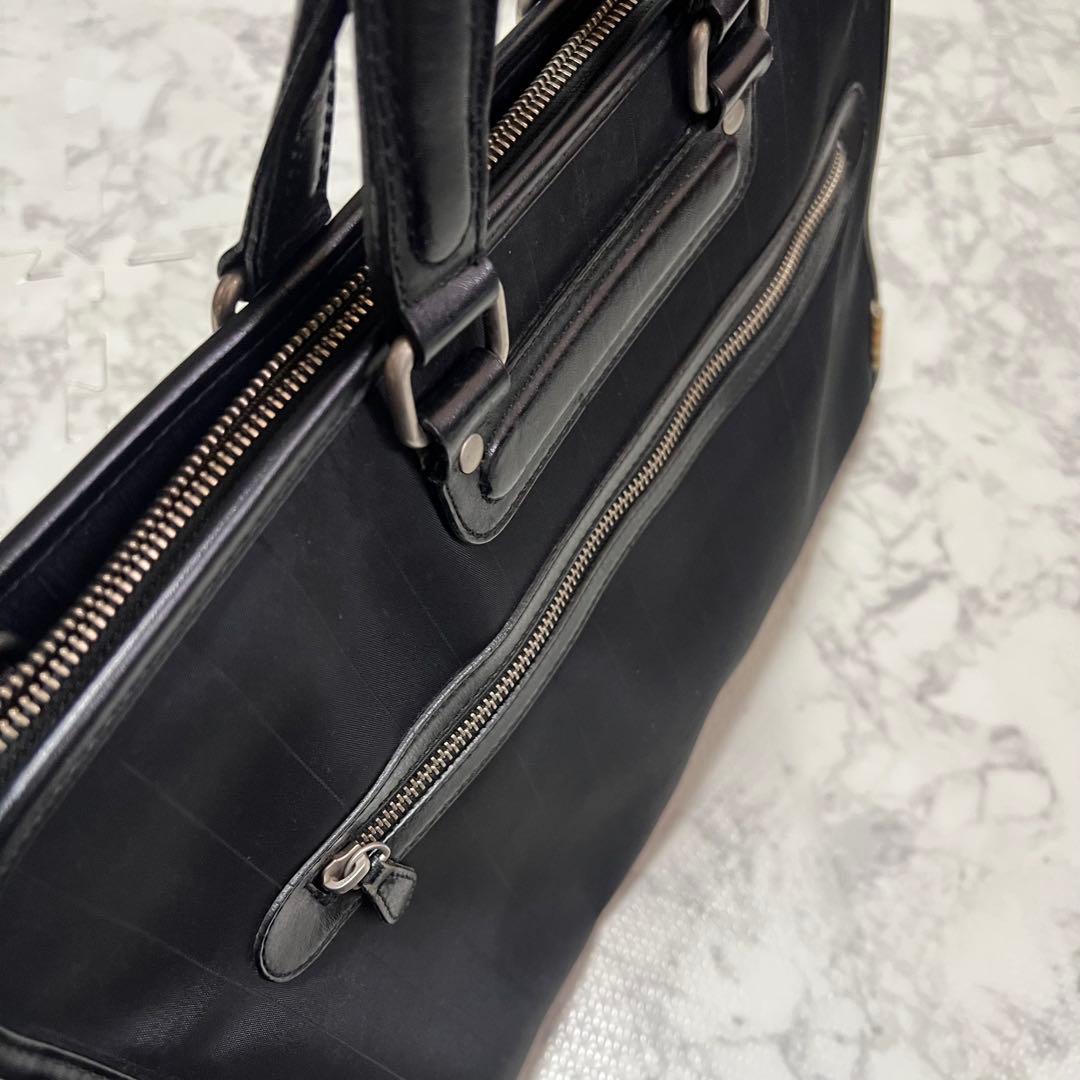 ポールスミス ビジネスバッグ 2WAY 大容量 A4/PC可 ナイロン×レザー