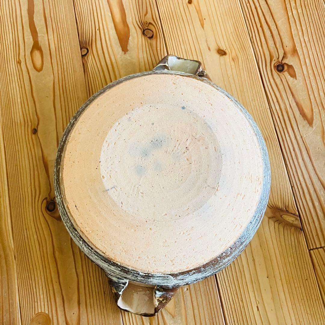 美品　伊賀土鍋 刷毛目 大 （約3～5人用）日本製 民芸