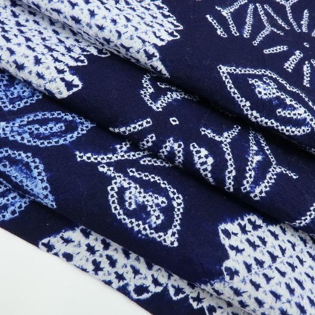 専用Y3487◆有松鳴海絞り 居敷当て付 手縫い仕立て ワイドサイズ 高級浴衣