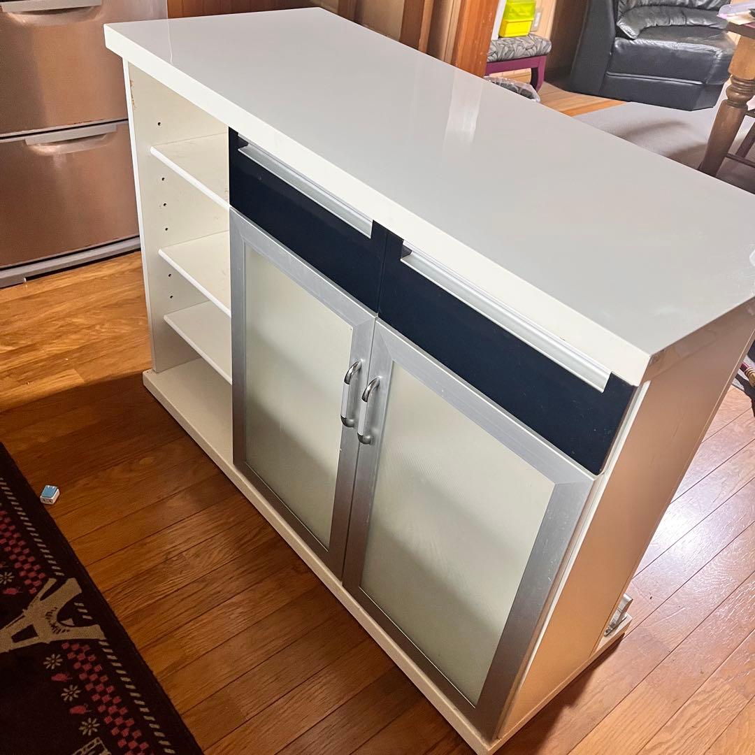 ニトリ　バーカウンター(パース2)120 収納付き