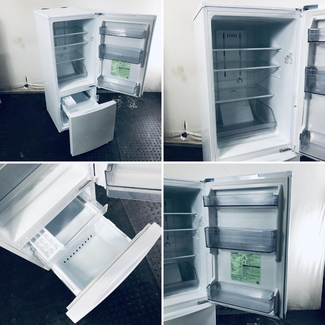 ★送料・設置無料★ 中古 2ドア冷蔵庫 東芝 (No.0451)